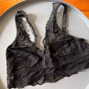 PINK Victoria's Secret Black Lace Bralette